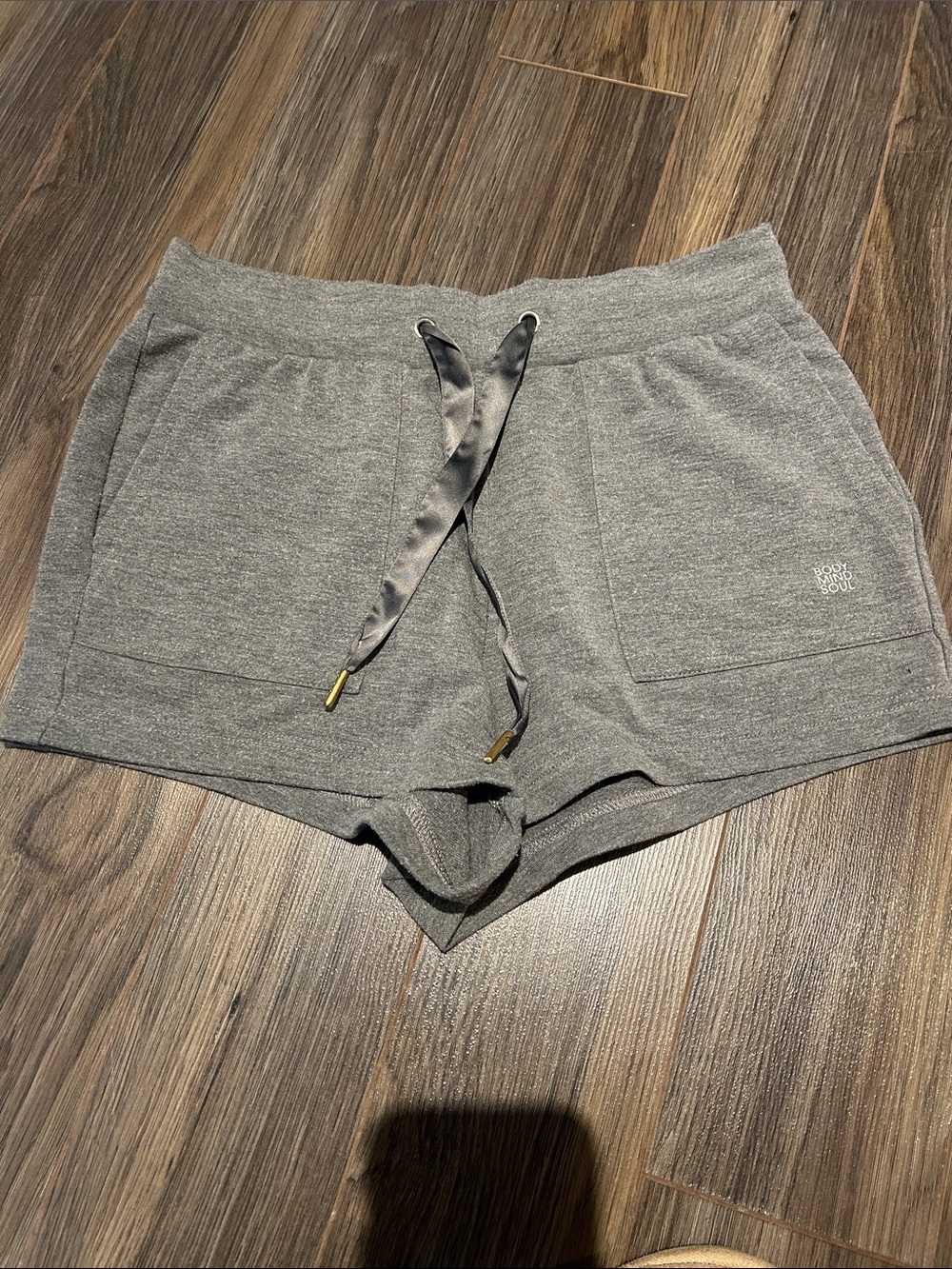 La Vie En Rose Gray Athletic Lounge Shorts